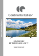 CONTINENTAL EDISON D65RWB624-U-T2 User Manual