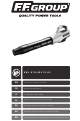 F.F. Group BBL 870/40V PLUS Original Instructions Manual