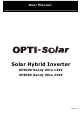 opti-solar SP6000 Handy Ultra User Manual