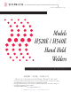 Sonics H520E Instruction Manual
