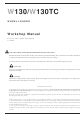 New Holland W130 Workshop Manual