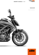 KTM 390 DUKE EU Owner's Manual