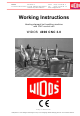 widos 4900 CNC 3.0 Working Instructions