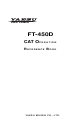 YAESU FT-450D OPERATION MANUAL Pdf Download | ManualsLib