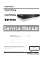 Philips DVP3316/94 Service Manual