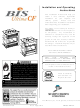 BIS Ultima CF Installation And Operating Instructions Manual
