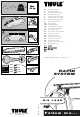 Thule 1342 Rapid System Fitting Instructions Manual