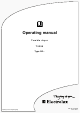 Electrolux N2 Series Operating Manual