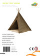 Sunny TEEPEE TENT INDIAN Instruction Manual