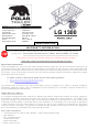 Clam POLAR TRAILER LG 1300 Manual