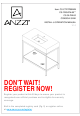 Anzzi CS-FRGLPNL00 Series Install & Operation Manual