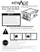NewAge Products Platinum Dual Side Burner Installation And Operation Manual