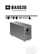 Harman JBL BASS20 Service Manual