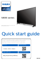 Philips 5806 Series Quick Start Manual