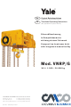 CMCO Yale VNRP Translated Operating Instructions