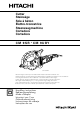 Hitachi CM 9UBY Handling Instructions Manual