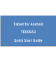 Elitegroup Computer Systems TE69SA3 Quick Start Manual