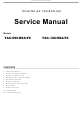 TCL TAC-09CHSA/F6 Service Manual