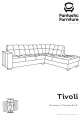 fantastic furniture Tivoli Modular Chaise RAF Manual