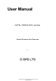 GPS GPS-1000X Series User Manual
