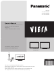 Panasonic Viera TC-58EX750C Owner's Manual