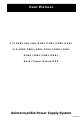 Uninterruptible Power Supply LV 5KL User Manual