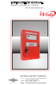 National Security Systems All-Safe 4 Zone P.A. SYSTEM Instruction Manual
