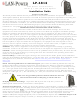 LAN Power LP-4812 Installation Manual