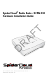 SpiderCloud SCRN-330 Hardware Installation Manual