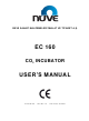 NUVE EC 160 User Manual