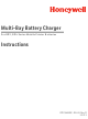 Honeywell Multi-Bay Battery Charger Instructions Manual