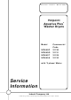 Hotpoint Aquarius Plus+ WD640P Service Information