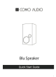 COMO AUDIO Blu Speaker Quick Start Manual