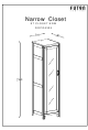Futon ST CLOSET NRW ROPO6325 Assembly Instructions Manual