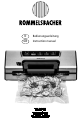Rommelsbacher VAC 385 Instruction Manual