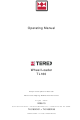 Terex TL160 Operating Manual