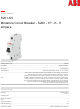 ABB S201-K5 Quick Start Manual