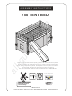 Donco 750 TENT BED Assembly Instructions Manual