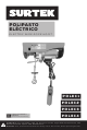 Surtek POLEC1 Manual