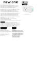 New One N4002 Manual