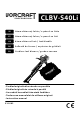 Worcraft PROFESSIONAL CLBV-S40Li Instruction Manual