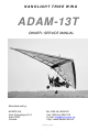 Aeros ADAM-13T Owner's Service Manual