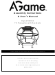 AGame 166044 Assembly Instructions & User Manual