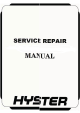 Hyster R005 Service & Repair Manual