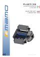 TOSINGRAF MAMO PLASTI 330 Owner's Manual