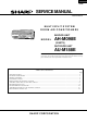 Sharp AU-M188E Service Manual