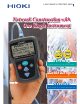 Hioki LAN CABLE HiTESTER Quick Start Manual