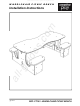 Creative Play WHEELCHAIR PICNIC BENCH PT103 Installation Instructions Manual