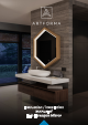 Artforma LED Hexagon Mirror Instruction & Installation Manual