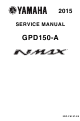 Yamaha N MAX GPD150-A 2015 Service Manual